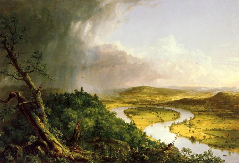Thomas Cole The Oxbow Norge oil painting art